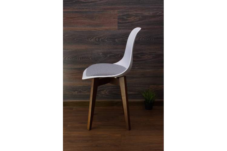 Стул Сашш орех /белый, серый ГЛ-2