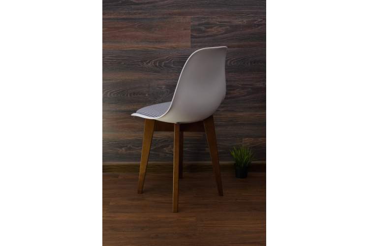 Стул Сашш орех /белый, серый ГЛ-3