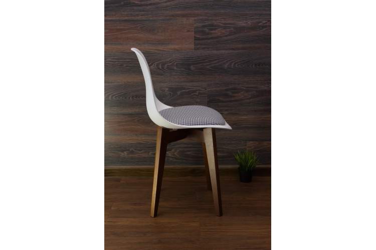 Стул Сашш орех /белый, серый ГЛ-6