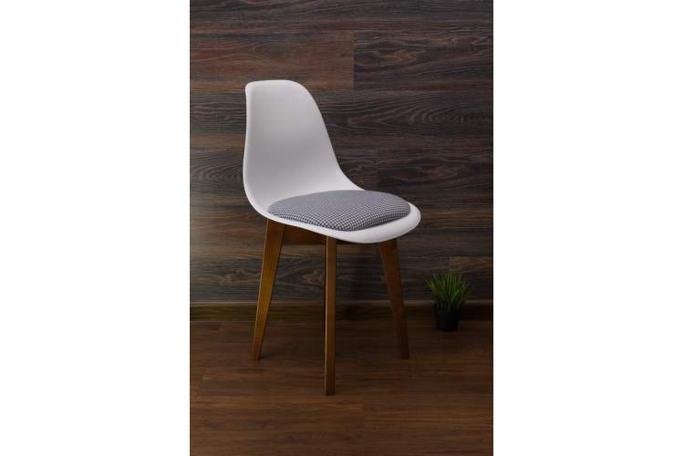 Стул Сашш орех /белый, серый ГЛ-7