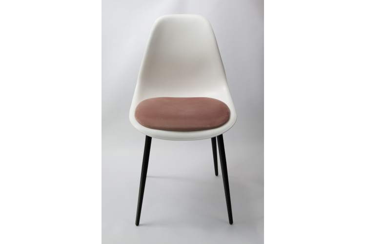 Стул Туссе чёрный /белый, розовый-16