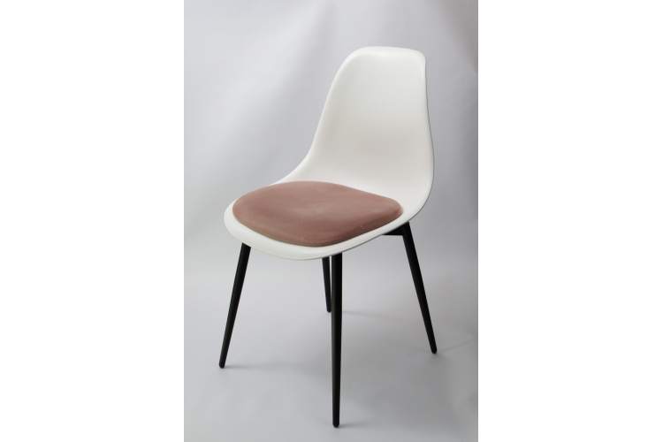 Стул Туссе чёрный /белый, розовый-15