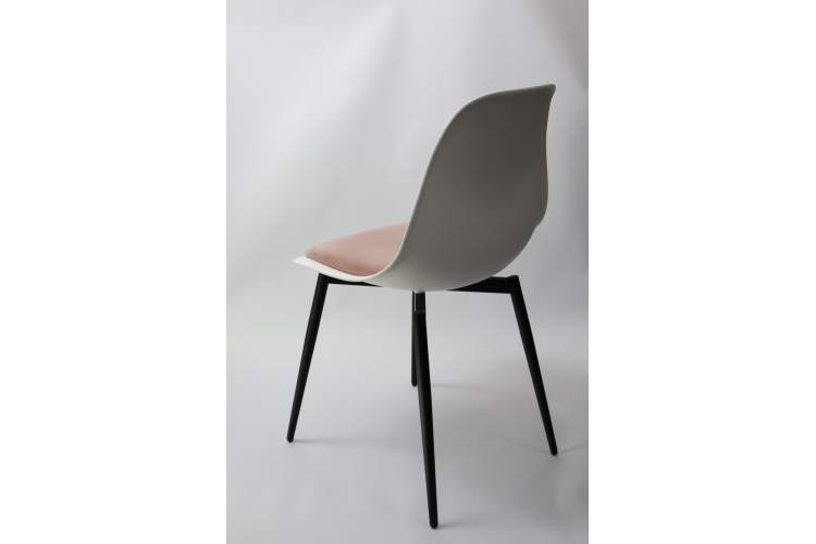 Стул Туссе чёрный /белый, розовый-13