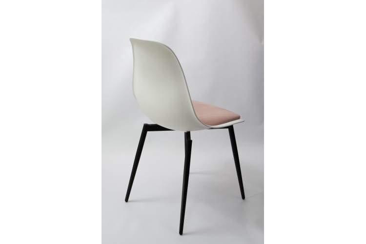 Стул Туссе чёрный /белый, розовый-11
