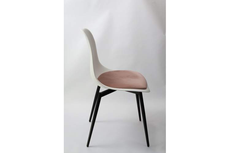 Стул Туссе чёрный /белый, розовый-10