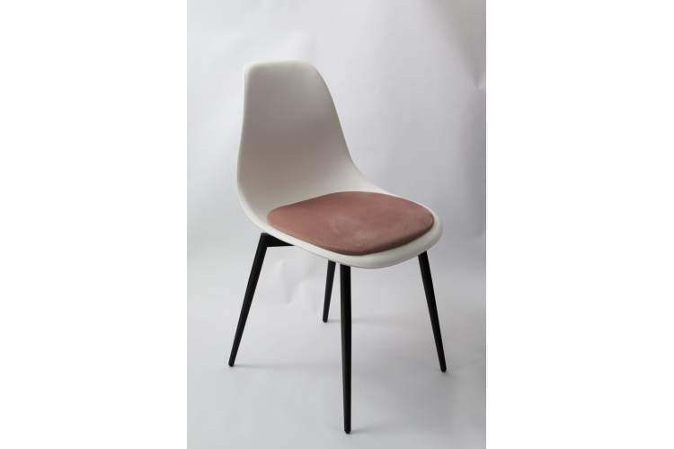 Стул Туссе чёрный /белый, розовый-9