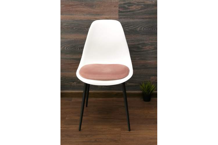 Стул Туссе чёрный /белый, розовый-8