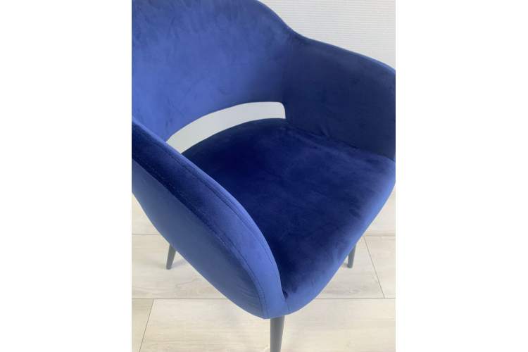 Стул Пичч чёрный / синий-1