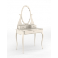 Туалетный стол Малонн Арри с секретером и зеркалом Белый