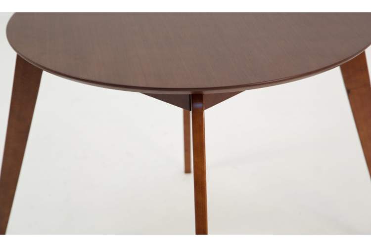 Стол Arki К 90 орех со стульями Франк ПМ орех/бежевая рогожка-5