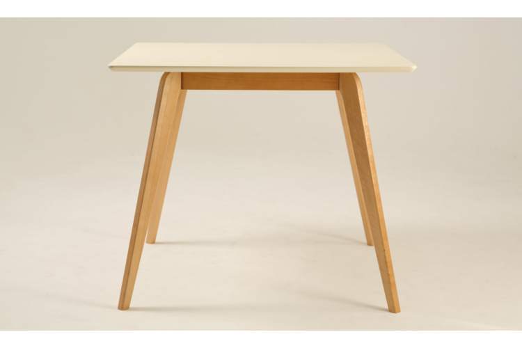 Стол Arki М 100 натур/слоновая кость со стульями Франк ПМ натур/гусиная лапка-14