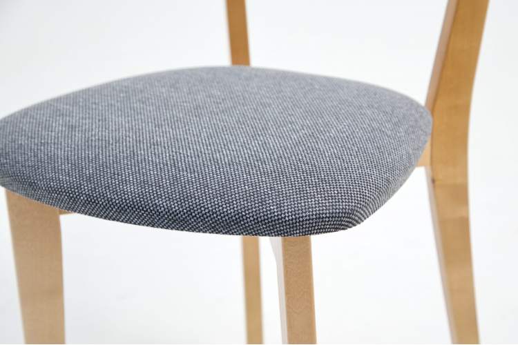 Стол Arki М 90 натур со стульями Франк ПМ натур/графит рогожка-11