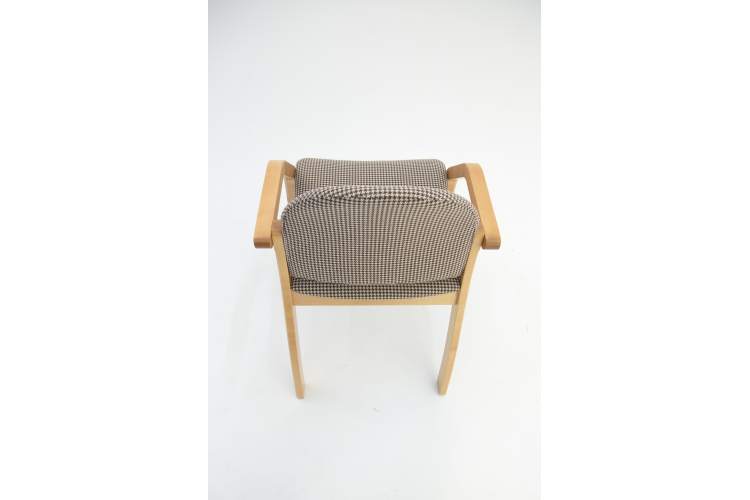 Стул-кресло Джуно 2.0 натур/гусиная лапка-11