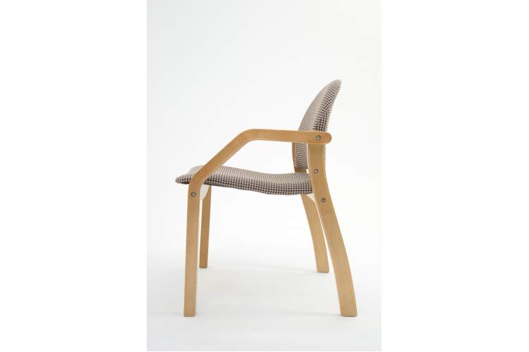 Стул-кресло Джуно 2.0 натур/гусиная лапка-9