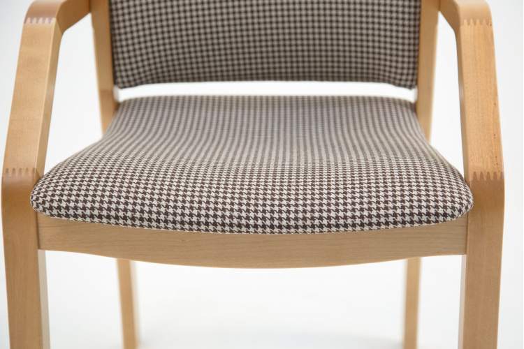 Стул-кресло Джуно 2.0 натур/гусиная лапка-5