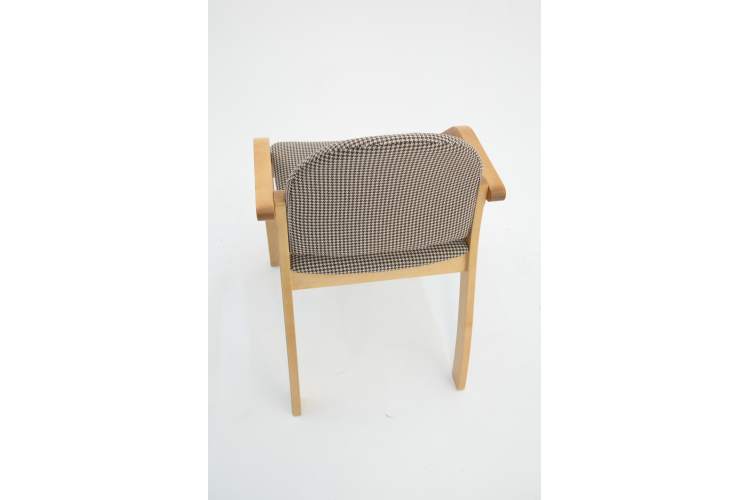 Стул-кресло Джуно 2.0 натур/гусиная лапка-10