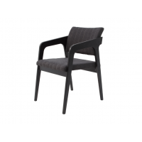 Стул-кресло Шадди чёрный/синий