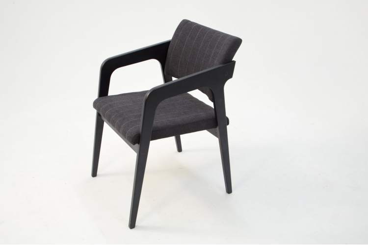 Стул-кресло Шадди чёрный/синий-4