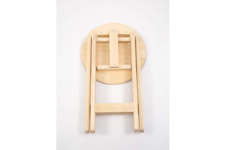 Складной табурет, кофейный стол, Таббу, натуральный без лака-6