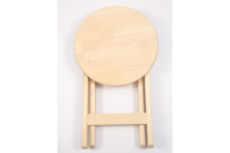 Складной табурет, кофейный стол, Таббу, натуральный без лака-7