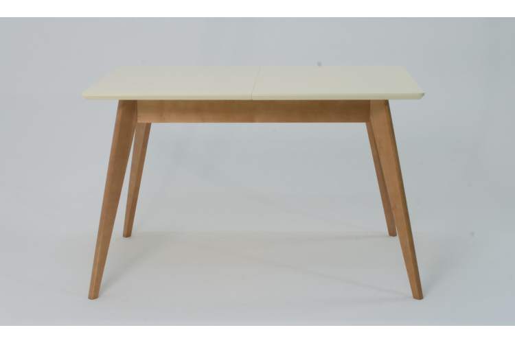 Стол Сканди 120, Натуральное дерево/Слоновая кость-2