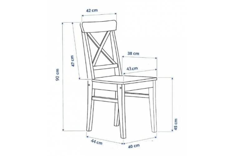 Стул Ингольф ПМ венге/гусиная лапка-25