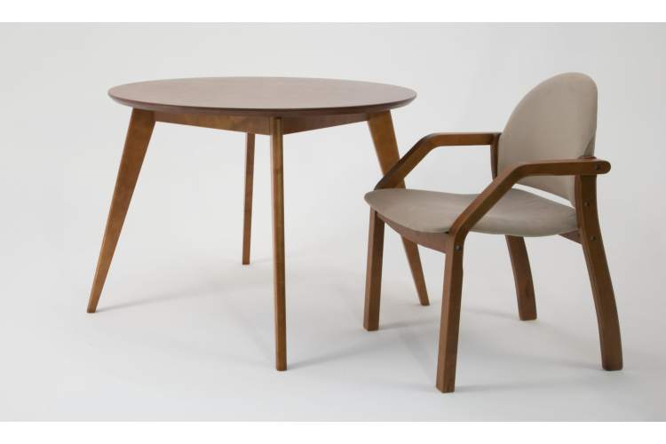 Стол Сканди К 90, Орех-2