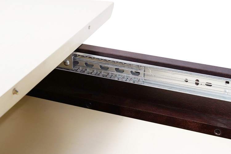 Стол Сканди 120, Венге/Слоновая кость-2