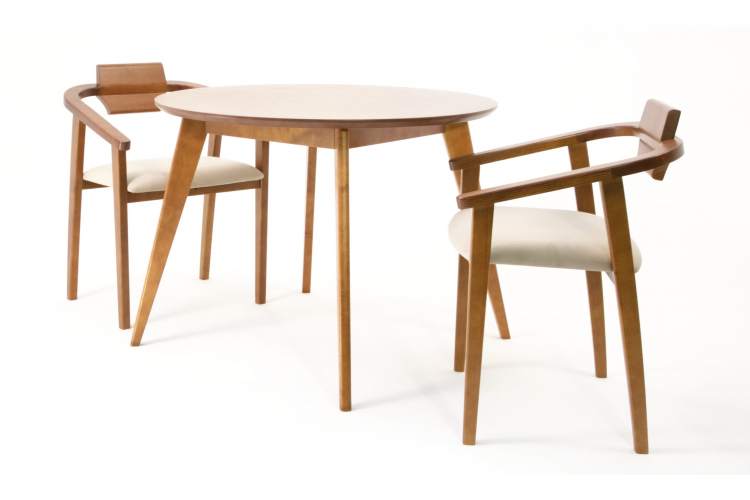 Стол Сканди К 90, Орех-3