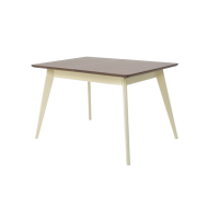 Стол Сканди 120, Орех/Слоновая кость