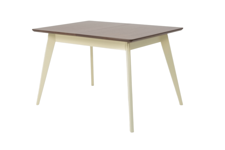 Стол Сканди 120, Орех/Слоновая кость