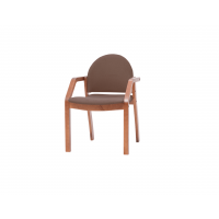 Стул-кресло Джуно 2.0 орех/коричневый