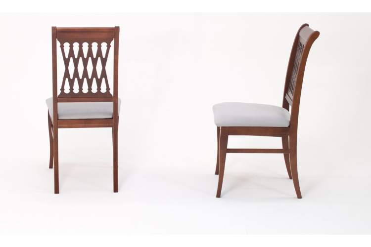 Обеденная группа Вивальди 120 со стульями Рич/ серый, Орех-6