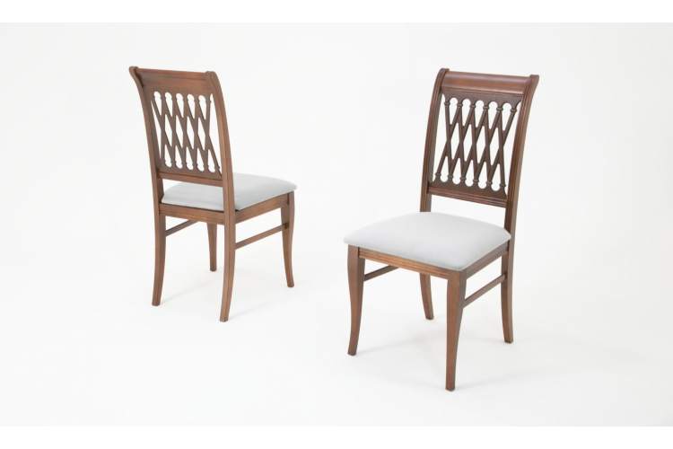 Обеденная группа Вивальди 120 со стульями Рич/ серый, Орех-7