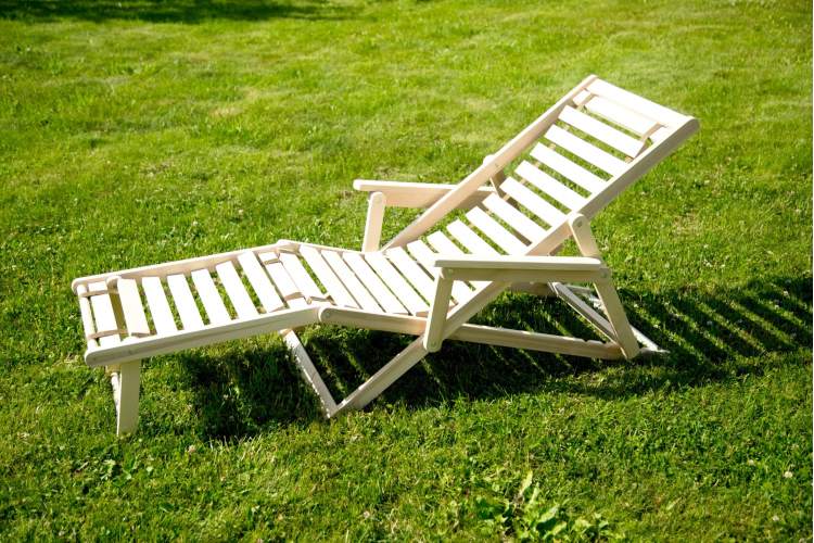 Шезлонг с подлокотниками Чивас, Натуральное дерево-27