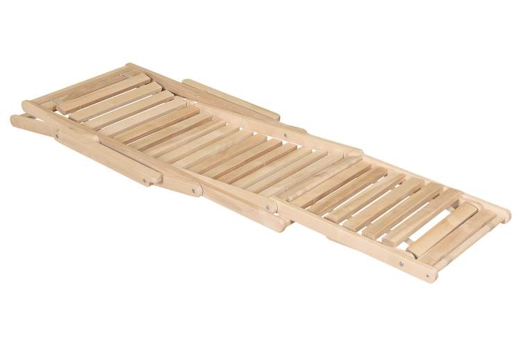 Шезлонг с подлокотниками Чивас, Натуральное дерево-10