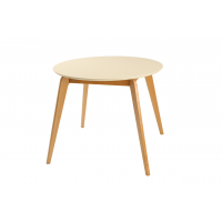 Стол Arki К 90 натур/слоновая кость