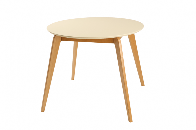 Стол Arki К 90 натур/слоновая кость