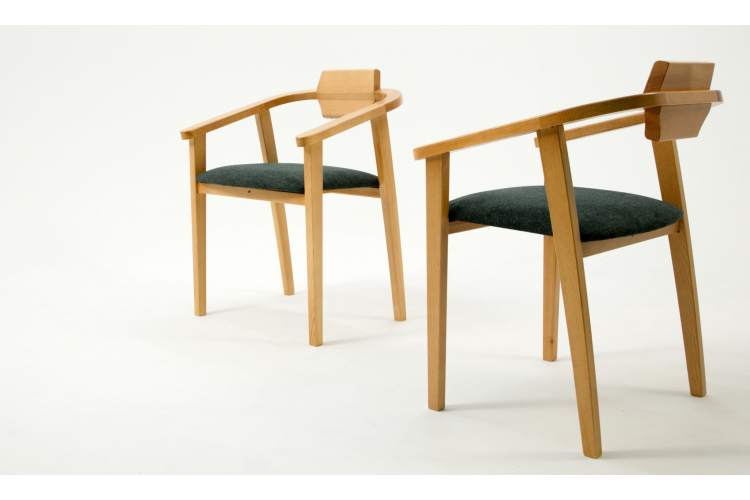 Стул-кресло Челси ПМ натур/зелёный-6