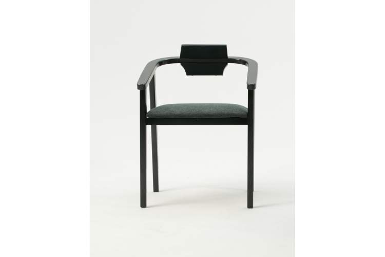 Стул-кресло Челси ПМ чёрный/зелёный-4