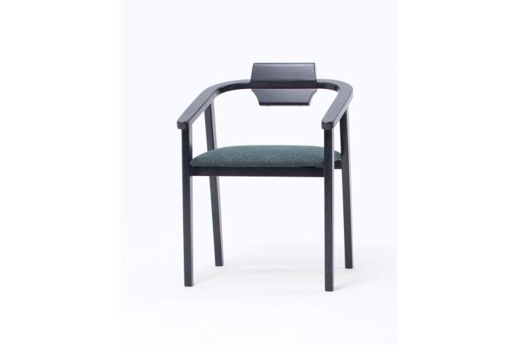 Стул-кресло Челси ПМ чёрный/зелёный-6