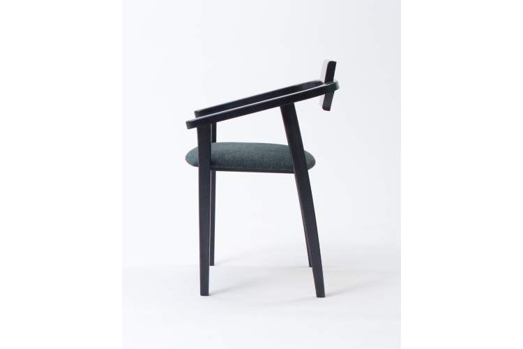 Стул-кресло Челси ПМ чёрный/зелёный-5