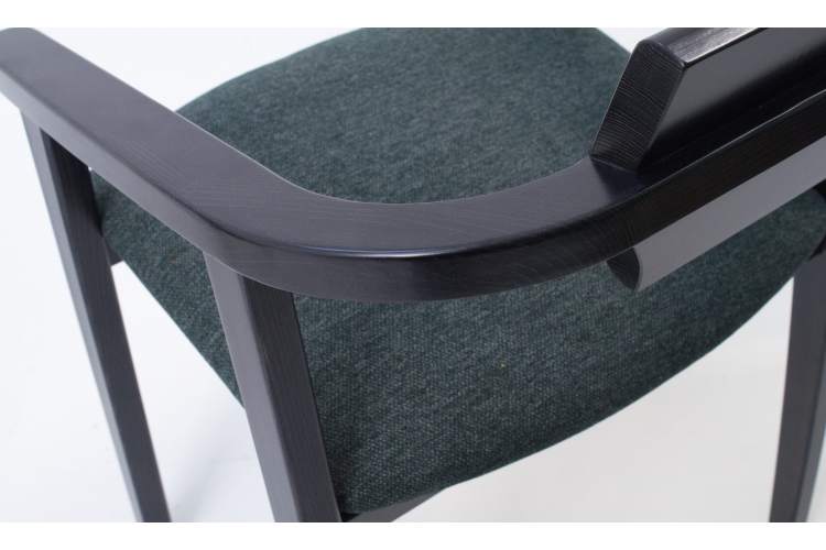 Стул-кресло Челси ПМ чёрный/зелёный-10