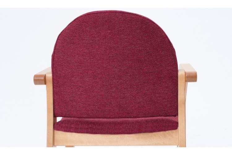 Стул-кресло Джуно 2.0 натур/красный-3