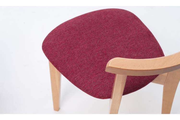 Стул Франк ПМ натур/красный-5