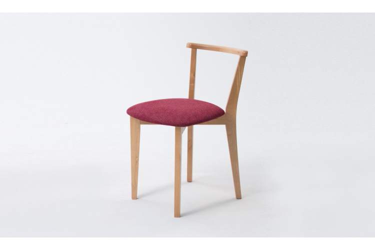 Стул Франк ПМ натур/красный-1