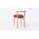 Стул Франк ПМ натур/красный