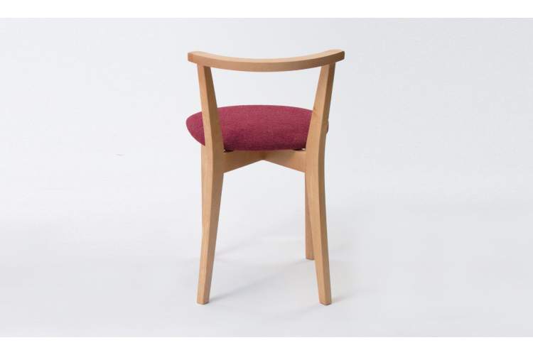 Стул Франк ПМ натур/красный-4