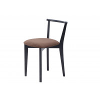 Стул Франк ПМ чёрный/коричневый