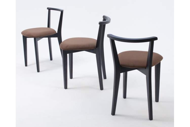 Стул Франк ПМ чёрный/коричневый-9